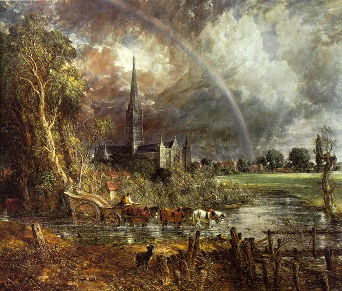 John Constable Salisbury Cathedral from the Meadows2 Norge oil painting art